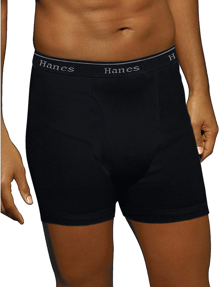 Hanes Herren-Boxershorts ohne Etikett, mit Komfort-Flex-Bund, Grösse XL