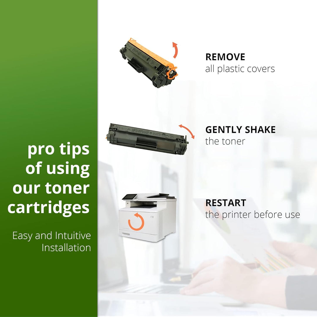 Printing Pleasure CF244A 44A Toner kompatibel für HP Laserjet Pro M15a M15w M16a M16w | MFP M28a M28