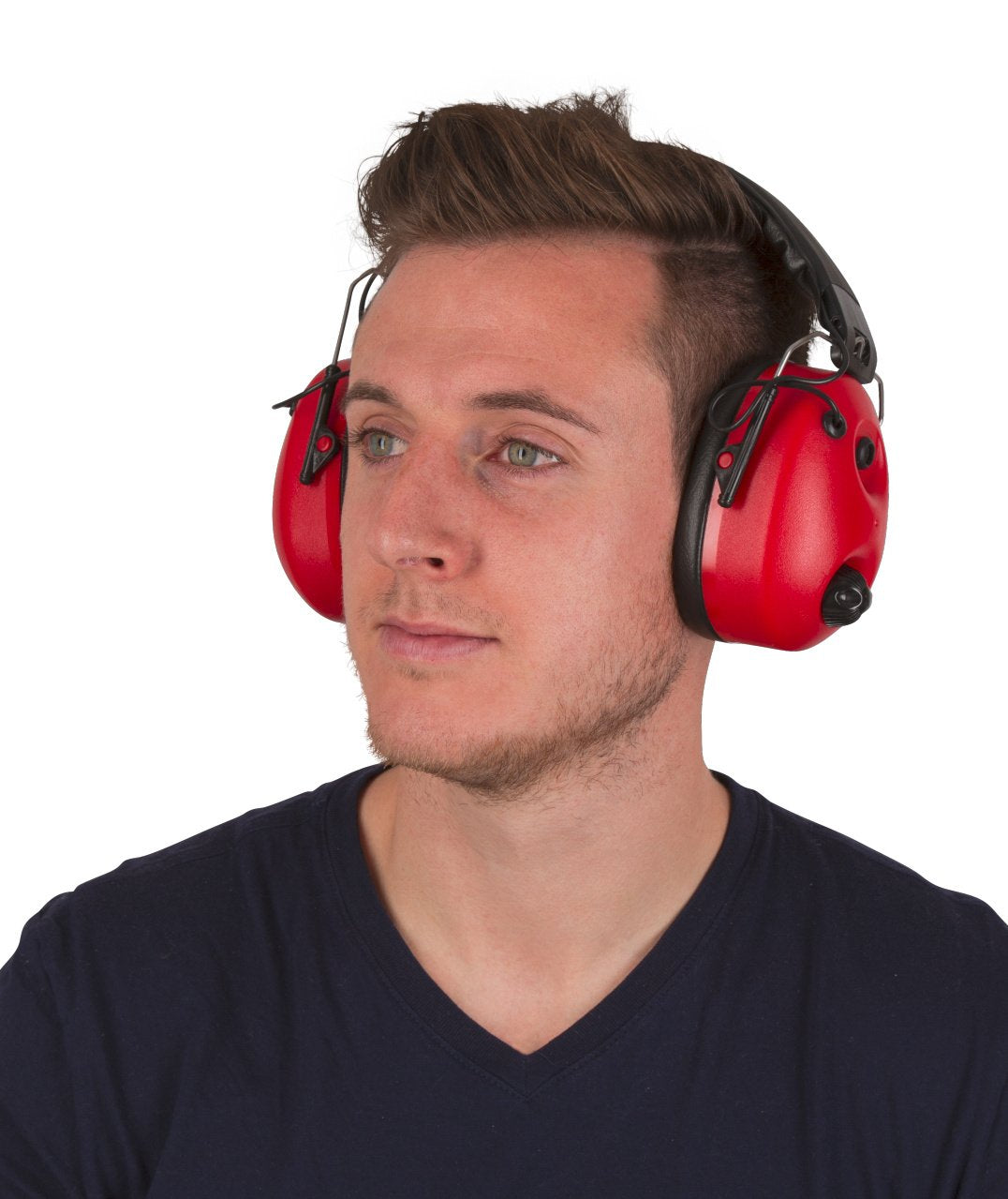 Kerbl 34490 Gehörschutz Noise Cancelling, elektronisch, SNR 31 dB, Rot