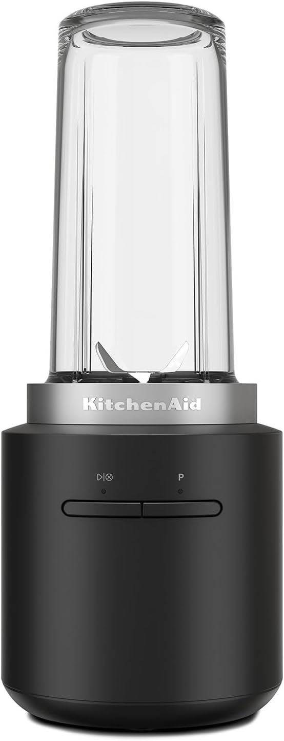 KitchenAid Kabelloser Personal Blender - Go Cordless - 473 ml BPA-freier Becher - Pulse-Taste - Edel