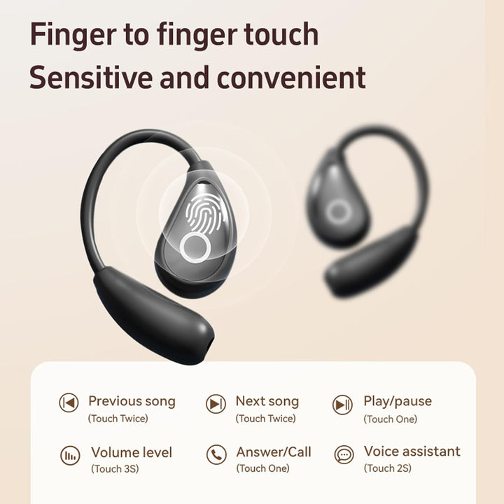 Open Ear Kopfhörer Kabellos Bluetooth Over On Ear mit Bügel Knochenschall Kopfhörer Bluetooth Sport