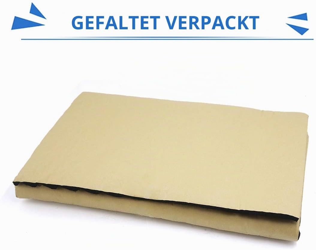 sourcing map 1.5㎡ 10mm Tonstudio Akustikschaum Schallschutz Isolierung Schalldämmung Akustik Matte D