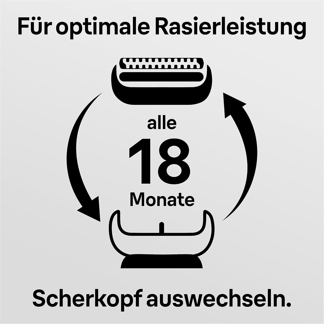Braun Series 3 ProSkin Scherkopf, Elektrorasierer Ersatzscherteil für Rasierer Herren, Made in Germa