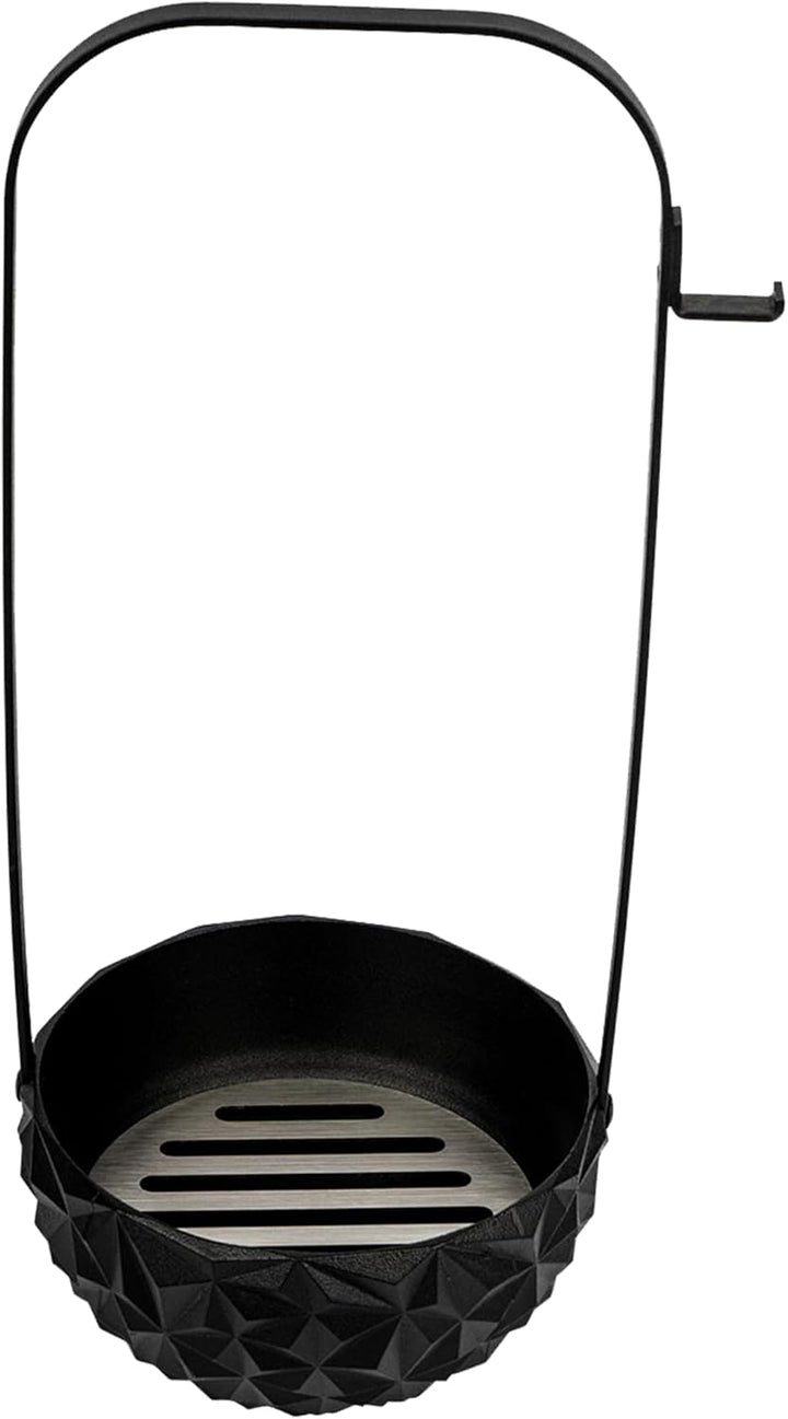 HOOKAiN Moze Shisha - Kohlekorb - Flare - Black - Hochwertiger Gusseisen Kohlekorb - Premium Qualitä