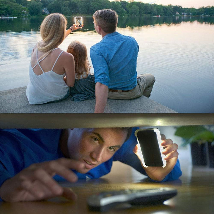 LED-Schutzhülle für iPhone 14 Pro Max, LED-beleuchtetes Selfie-Licht [wiederaufladbar], ideal für EI