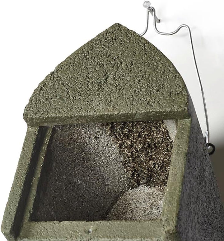 HASSELFELDT Fledermaushöhle aus Holzbeton mit 18mm Einflug | Wetterfest | Fledermausquartier | Flede