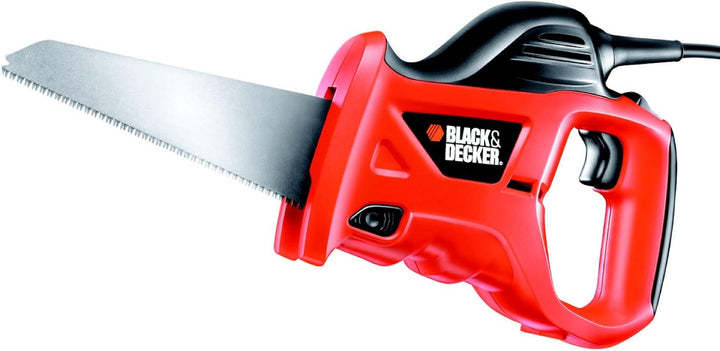 Black+Decker 400W Universal-Säbelsäge KS880EC &amp; 3M Schutzbrille für Elektroarbeiten 2890SC1, klar/gr