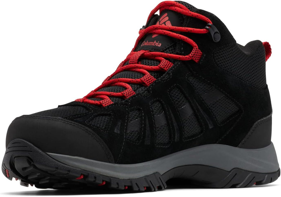 Columbia Herren First Generation Redmond Iii Mid WaterproofWanderschuh 43 EU Black Mountain Red, 43