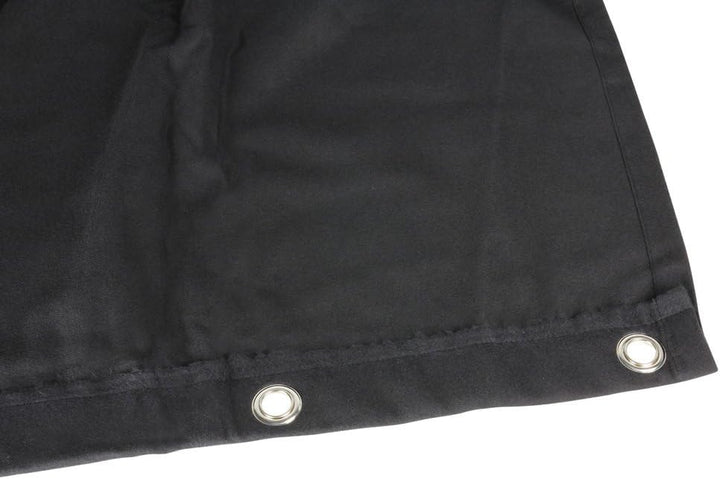 Adam Hall Accessories 0152 X 63 - Bühnenmolton B1 schwarz mit Ösen brüniert 6 x 3 m