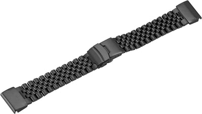 YISIWERA Tapered Edelstahl Uhrenarmband 26mm Compatible for Fenix 6X 5X Plus Screw Fix Strap Compati