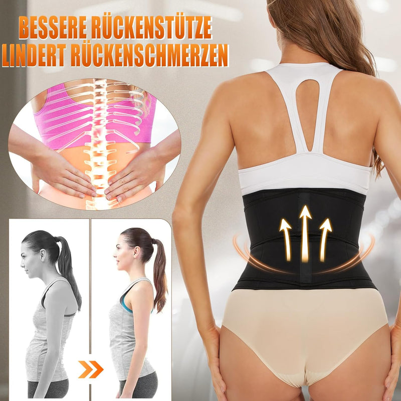 SIHOHAN Bauchweggürtel, Fitness Gürtel Verstellbarer, Taille Trimmer Gürtel Fitnessgürtel, Abnehmen