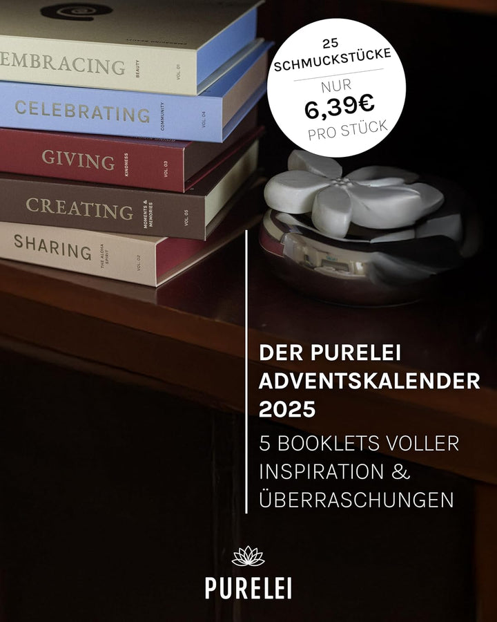 PURELEI® Schmuck Adventskalender 2025 (Gold) – 25 exklusive Schmuckstücke für jeden Anlass – Advents