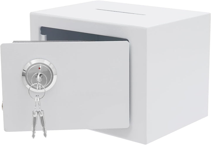 Safe Tresor Klein - Möbeltresor mit Schlüssel Safe Geldschrank 23x17x17cm feuerfest für Schmuck, Bar