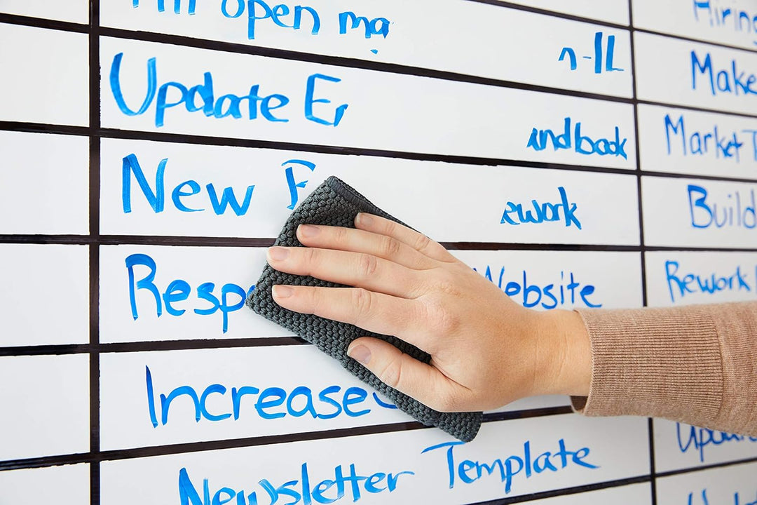 Post-it Flex Write Whiteboard Folie für Whiteboard Marker und Permanent Marker, 1,219 m x 2,438 m 1