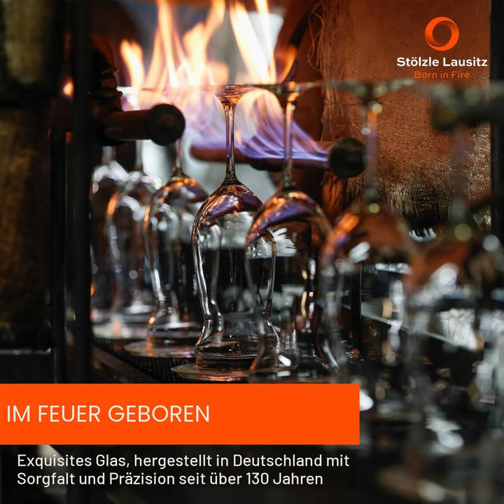 Stölzle Lausitz Dekanter Classic Mundgeblasen/Eleganter Rotwein Dekanter aus Kristallglas/Wein Dekan