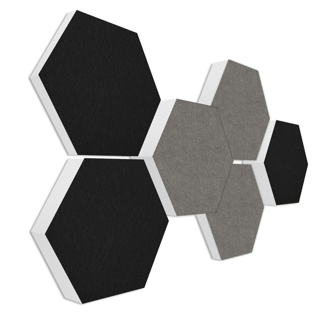platino24 Schallabsorber COLORE aus Basotec G+ I Akustikpaneele mit Akustikfilz I 3D Wand-Paneele mi