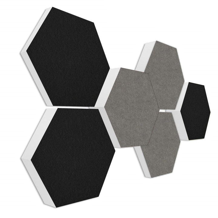 platino24 Schallabsorber COLORE aus Basotec G+ I Akustikpaneele mit Akustikfilz I 3D Wand-Paneele mi