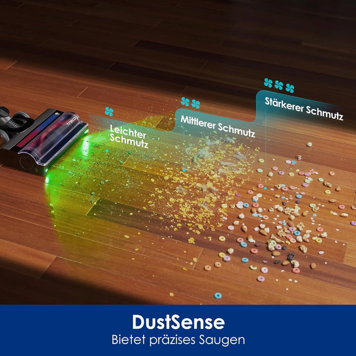 Tineco Pure ONE A90S Akku Staubsauger, 270AW Saugkraft, 3DSense Master-Bürste, Dreifache Kantenerken