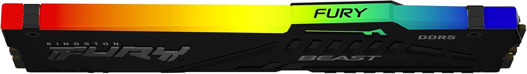 Kingston Fury Beast DDR5 RGB 8GB 5200MT/s DDR5 CL40 DIMM Desktop Gaming Speicher Einzelnes Modul - K