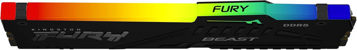 Kingston Fury Beast DDR5 RGB 8GB 5200MT/s DDR5 CL40 DIMM Desktop Gaming Speicher Einzelnes Modul - K
