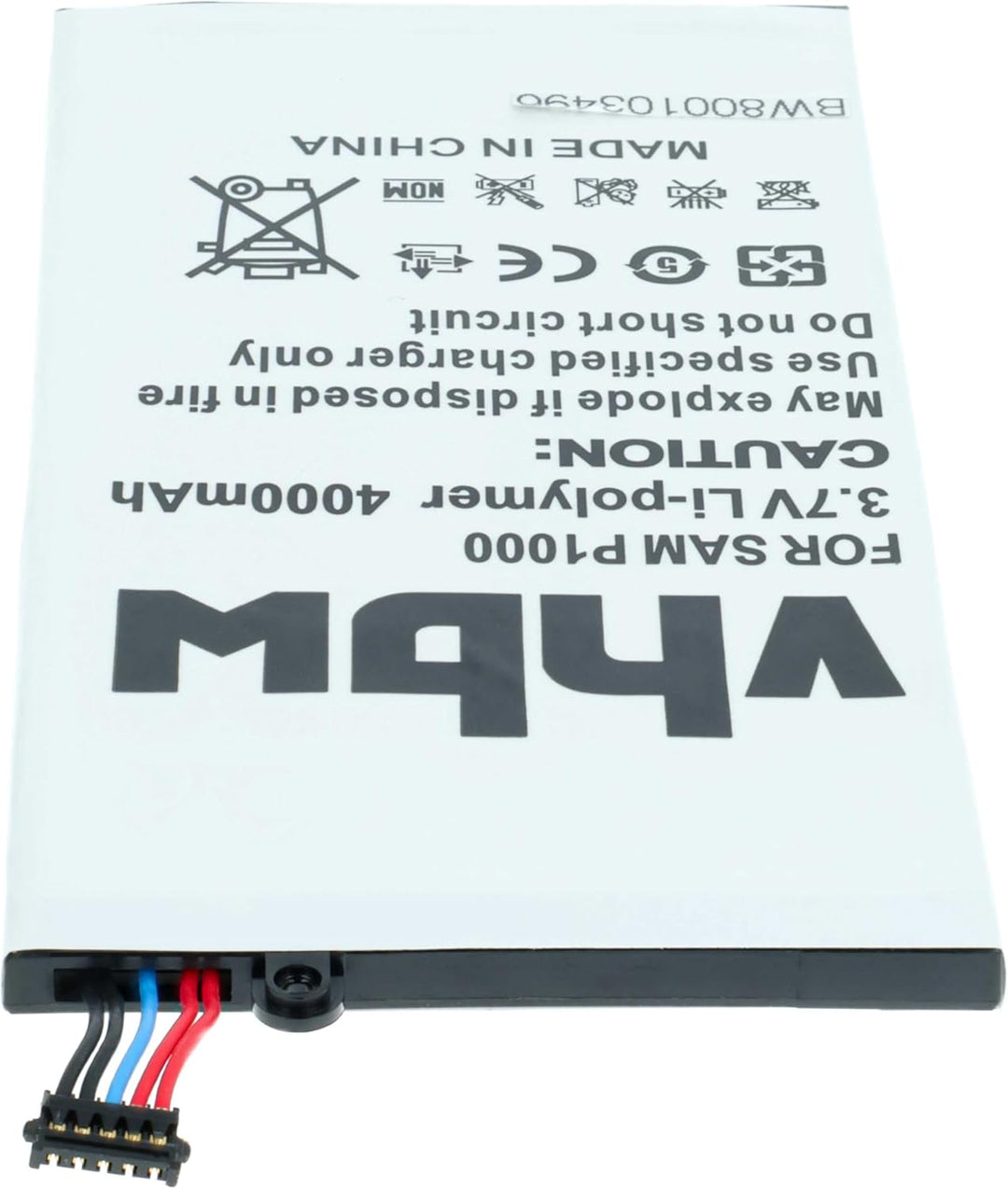 vhbw 1x Akku Ersatz für Samsung B056H004-001, SP4960C3A, AA31D26, AA1ZA18BS/T-B für Tablet Pad (4000