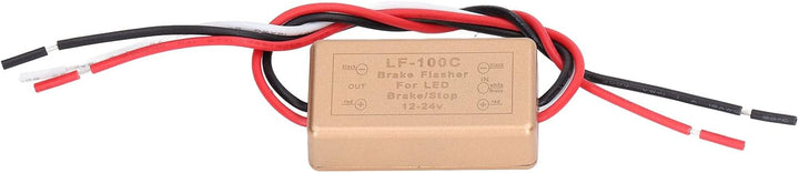 plplaaoo LED-Blitz-Stroboskop-Controller, ABS-Auto-Blinkmodul, Hochleistungs-Mini-Kompaktdesign für
