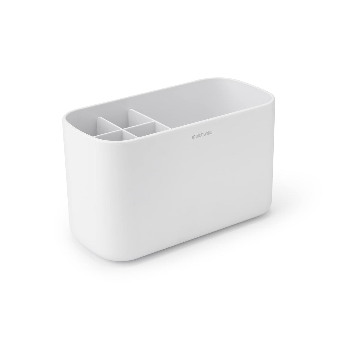 Brabantia Renew Collection Badezimmer-Caddy, Kunststoff, Weiss, Einheitsgrösse White, White