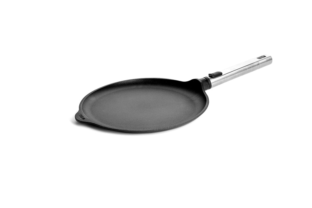Woll Diamond Logic XR Pro Crêpespfanne - Induktiv -, Ø 26 cm, mit abnehmbarem Edelstahlstiel - Geeig