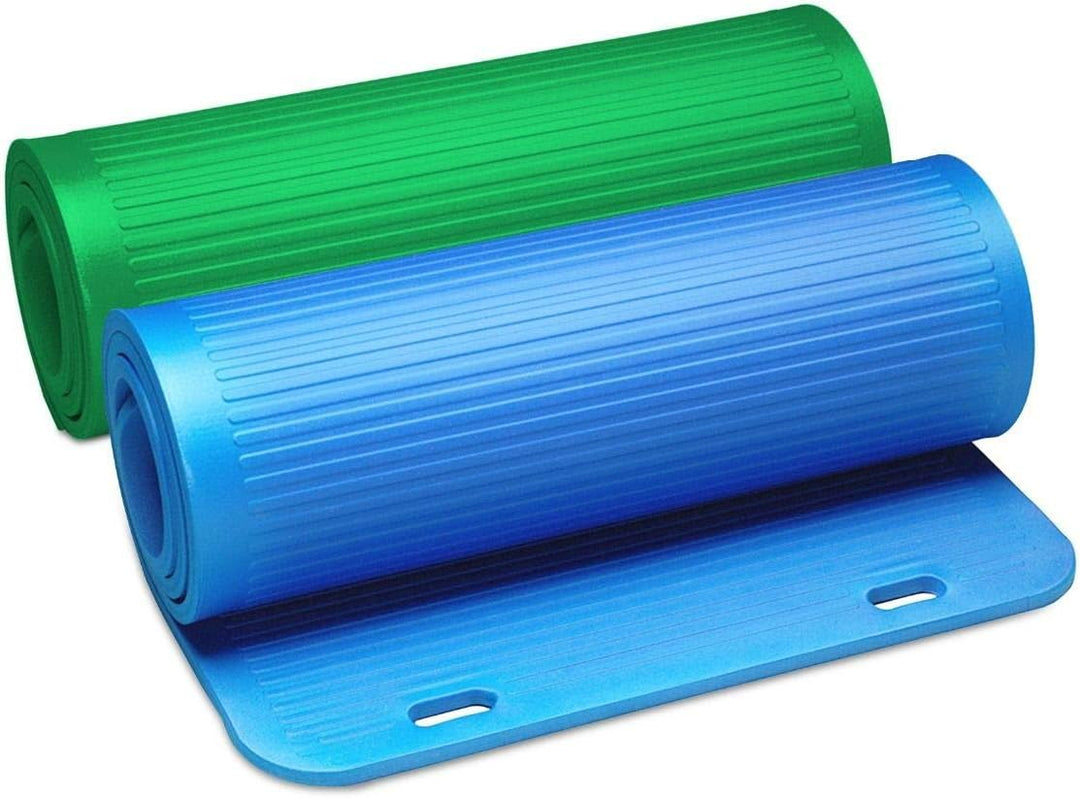 TheraBand Trainingsmatte blau TheraBand Exercise Mat, High Density Professional Floor Mat, Extra Thi