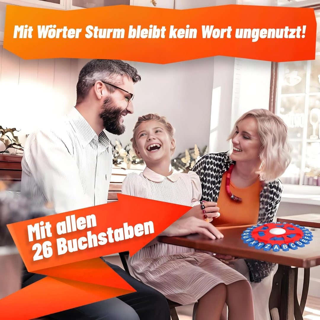 Wörter Sturm Spiel,Brettspiele,Wörterspiel Erwachsene Kinder,Gesellschaftsspiele,Spiel des Jahres,Fa