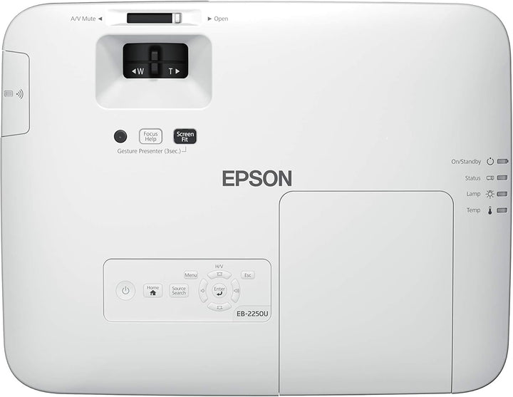 Epson EB-2250U Beamer 5000 ANSI Lumen 3LCD WUXGA (1920x1200) Desktop-Projektor Weiss