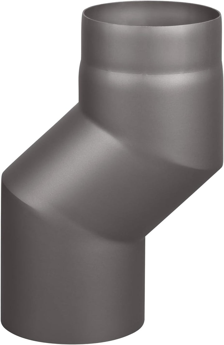Rauchrohr Ø150mm Versatzbogen 80mm gussgrau Ofenrohr Kaminrohr Bogen Versatz 8cm Gussgrau, Bogen Ver