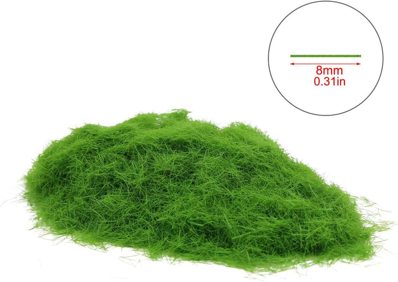 Evemodel 4 Flaschen*300ml 8mm Streugras Wiese Static Grass Powder Modellbahn Layout modellbau grass