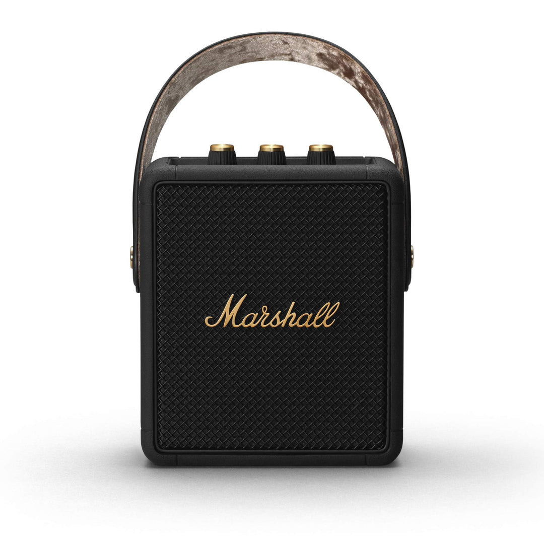 Marshall Stockwell II Portable Bluetooth Speaker - Black&Brass Stockwell II Home Speaker Schwarz und