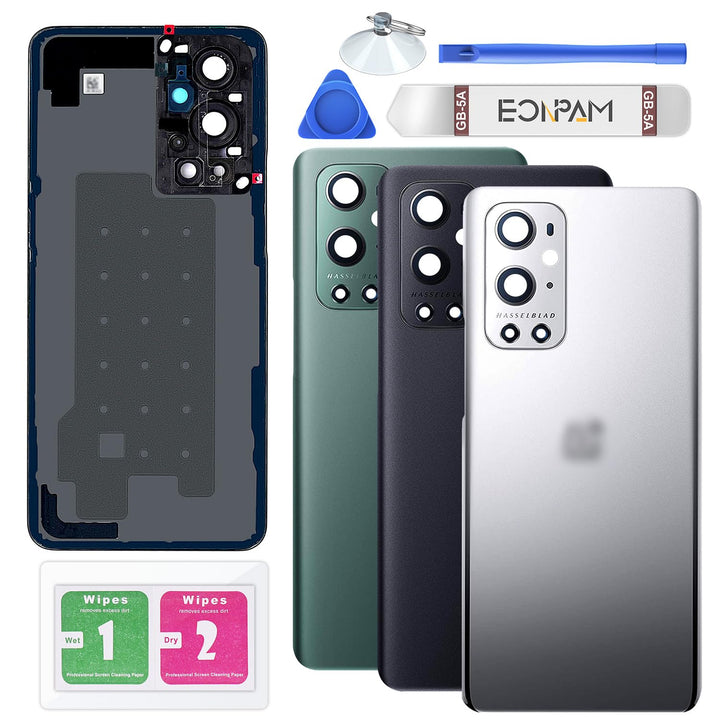Eonpam Akkufachdeckel Rückseite Glas Ersatz,für (Oneplus 9 Pro) Reparatursatz Original Akkudeckel Er