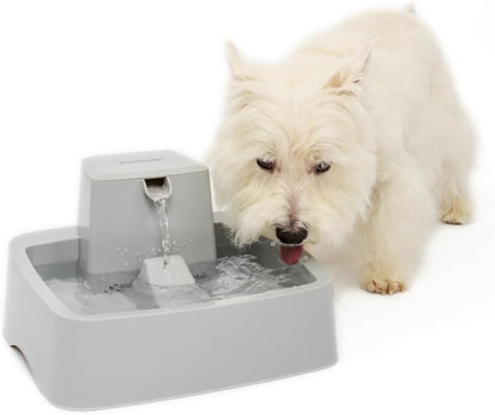 PetSafe 3,7 Liter Trinkbrunnen Drinkwell für Hunde und Katzen, Duales Filtersystem, aus BPA-freiem K