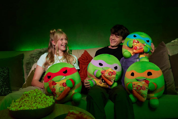 Snackles Teenage Mutant Ninja Turtles Edition von ZURU, 35 cm, Plüsch, flauschig-weiches, 35 cm gros