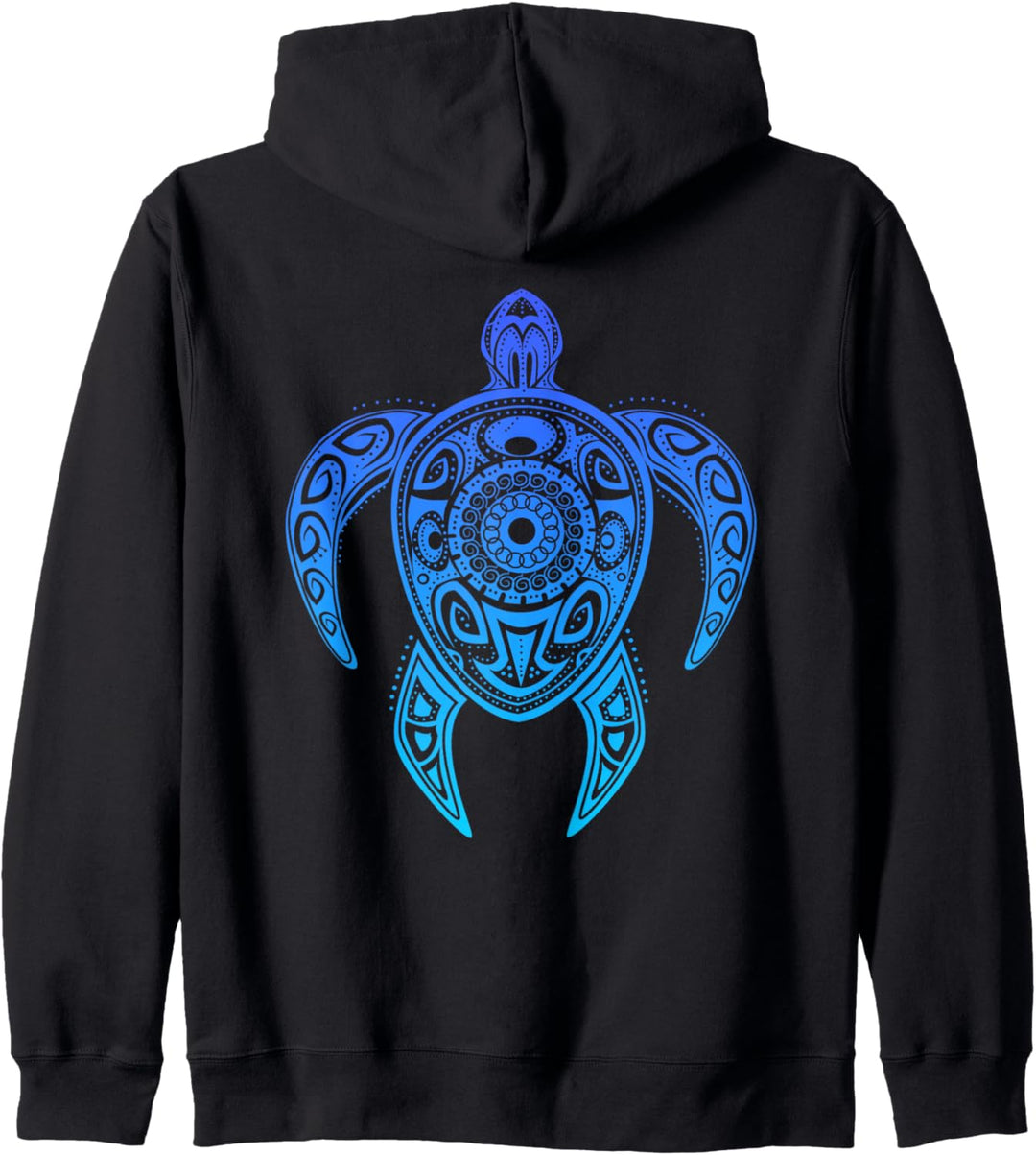 Bunte Schildkröte Aquarell Maori Ozean Scuba S-XXXL Kapuzenjacke