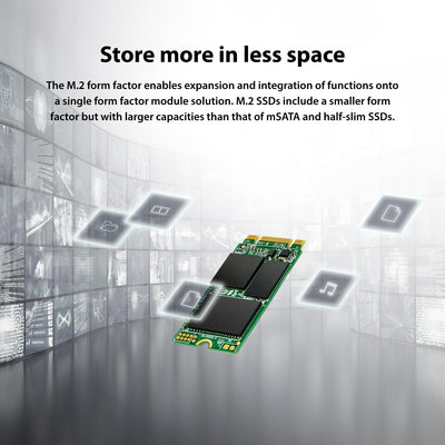 TRANSCEND 430S M.2 512 GB Serial ATA III 3D NAND, 2242 , 42 mm, Wireless 512GB 512G, 512GB 512G