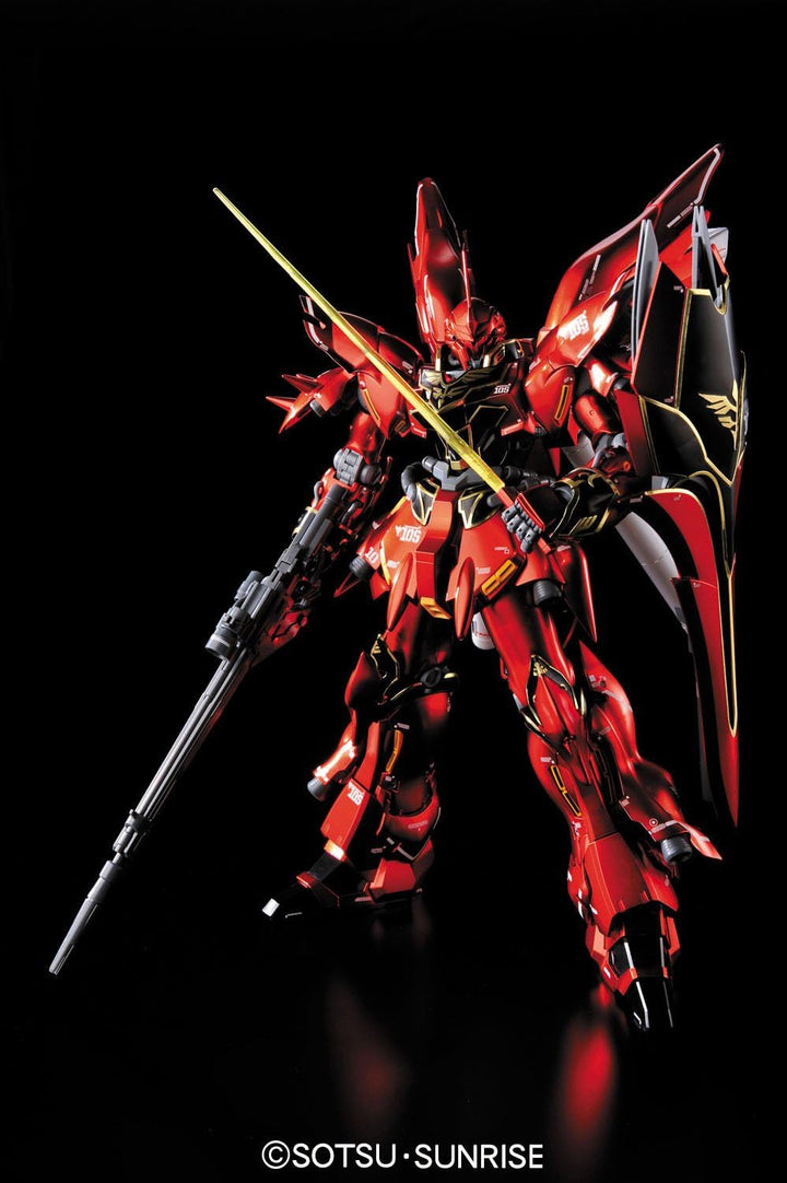 Unbekannt Gundam – MG 1/100 MSN-06S Sinanju Ver.Ka Titanium Finish – Modellbausatz BAN162051