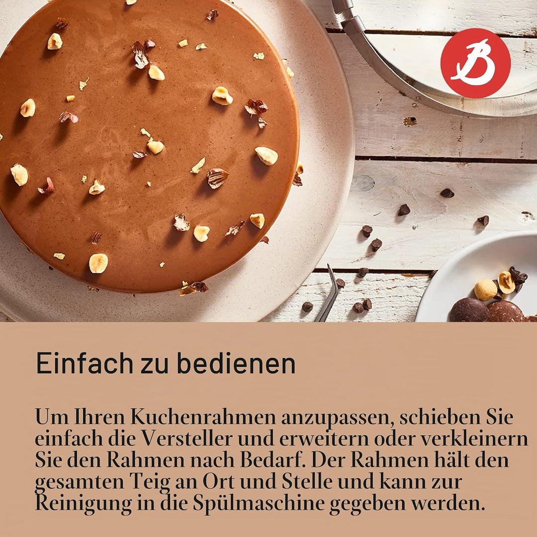 De Buyer Riesenrahmen, Edelstahl, grau, 18 x 35.9 x 4.4 cm