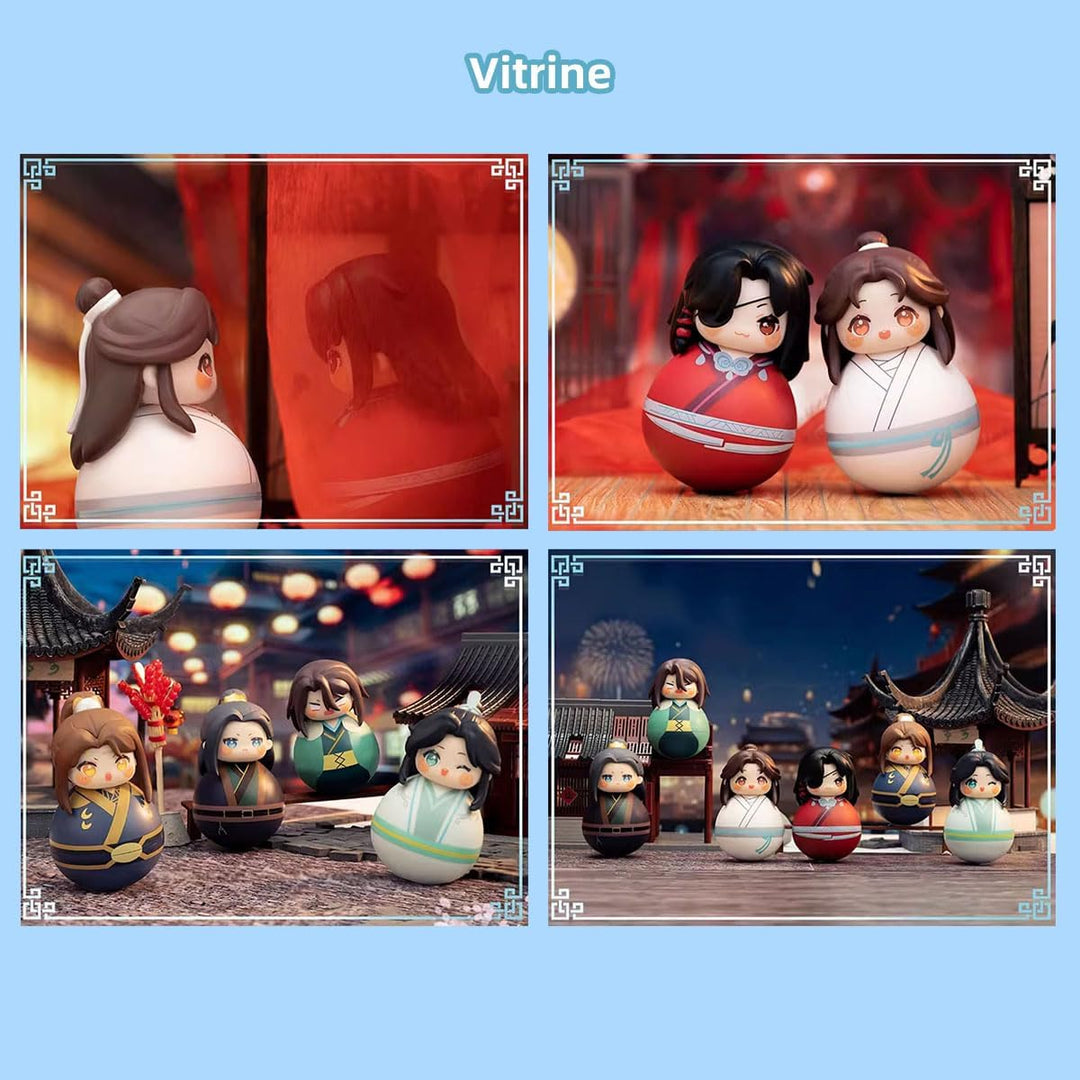 Heaven Official Blessing Tumbler Blind Box Hua Cheng Xie Lian Chibi Figure Anime Tilting Doll Gift (