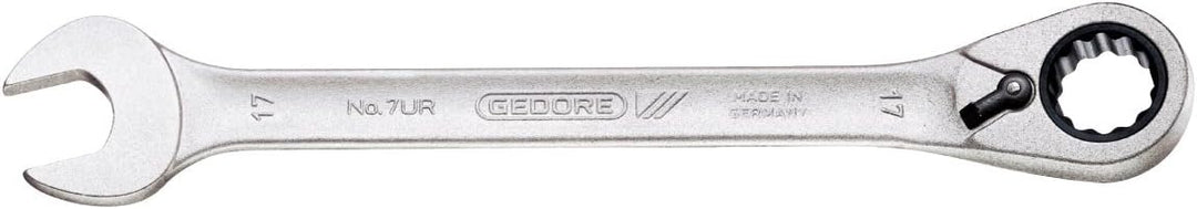 GEDORE 1500 CT1-7 URA Satz Maulschlüssel mit Ringratsche umschaltbar in Check-Tool-Modul, 1 Stück