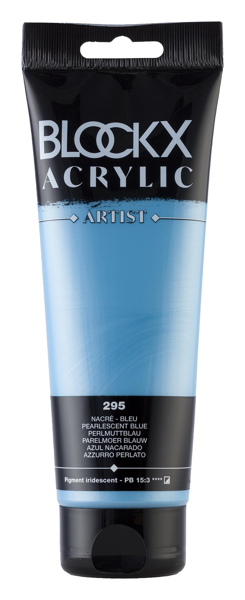 Blockx 61295BXC - Tube 250ml, feine Acrylfarbe, Acrylic Artist, halbdeckend und satiniert, PB 15:3 P