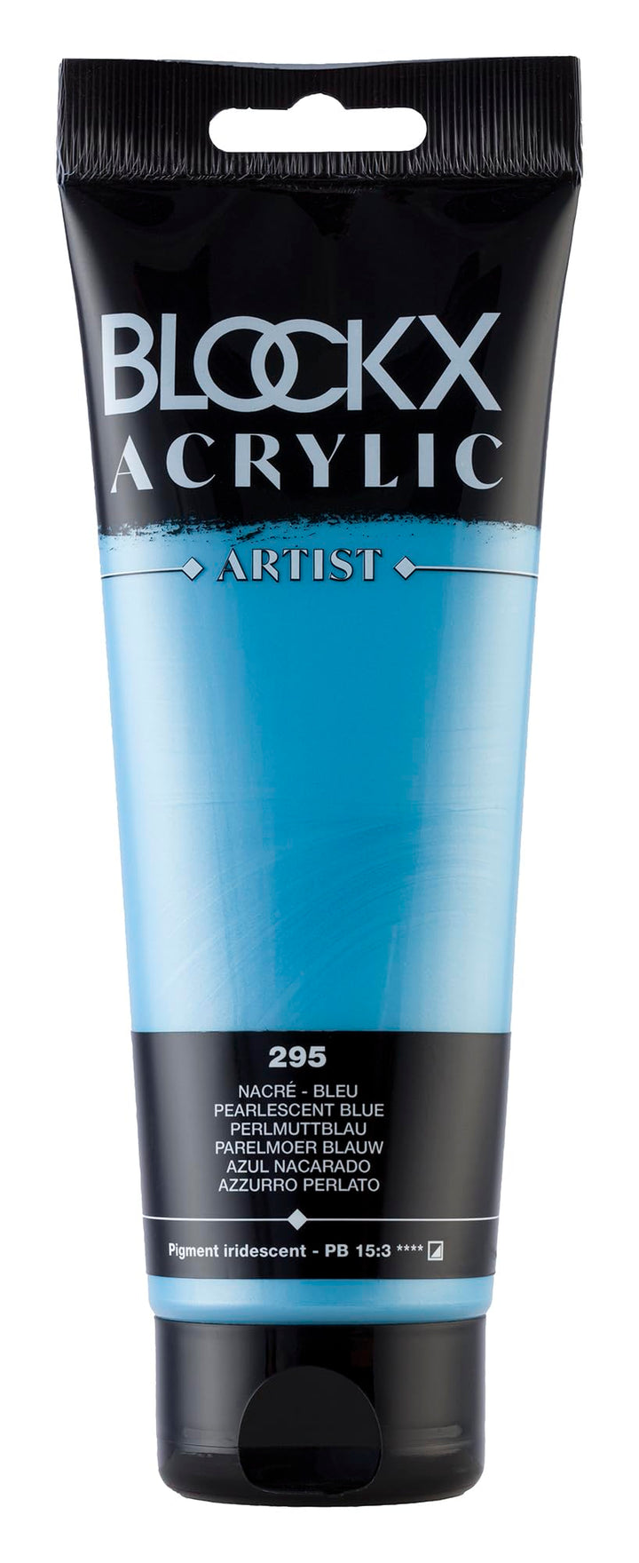 Blockx 61295BXC - Tube 250ml, feine Acrylfarbe, Acrylic Artist, halbdeckend und satiniert, PB 15:3 P