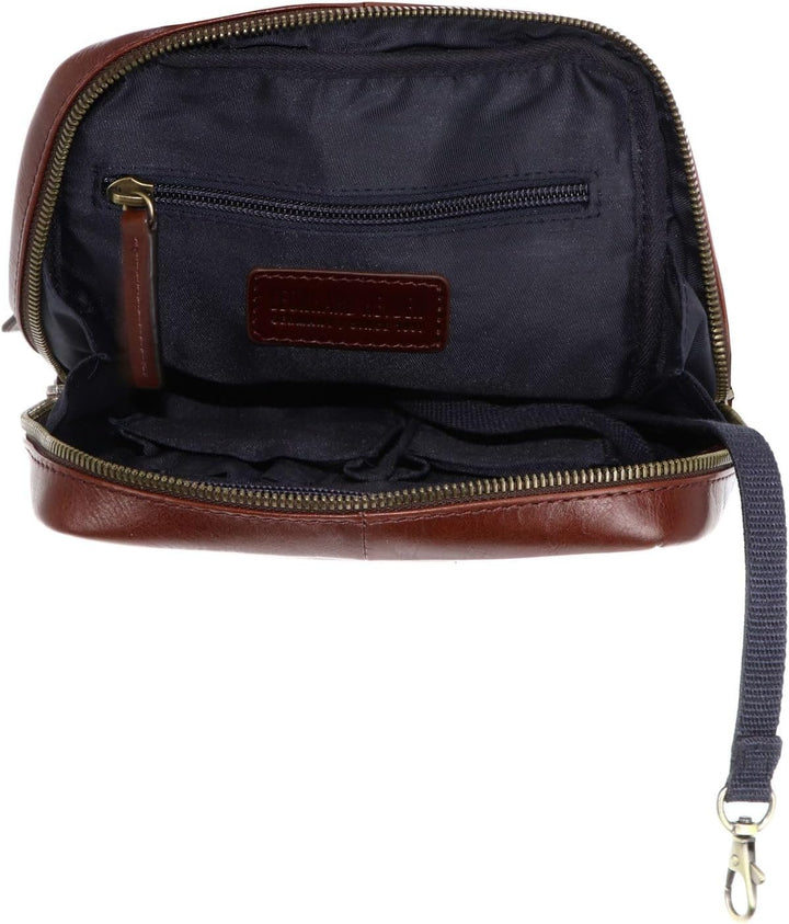 Leonhard Heyden Cambridge Umhängetasche Leder 18 cm Redbrown, Redbrown