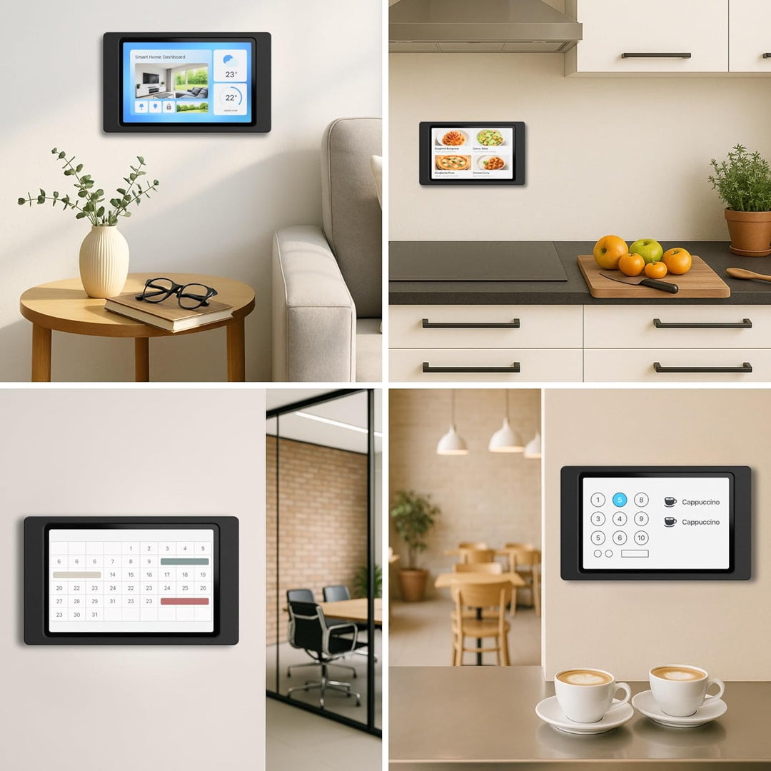 Tablet Wandhalterung für Samsung Galaxy Tab S9 (11 Zoll) - Passgenauer & Flacher Rahmen für Smart Ho