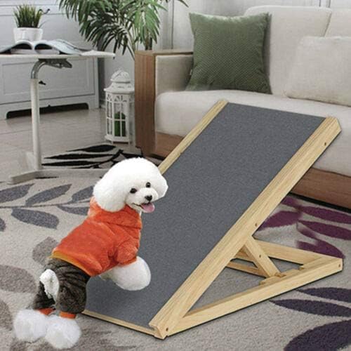 Hundetreppe Auto klappbar Hunderampe für kleine Hunde Haustiere,Hundetreppe 40 cm hoch,rutschfest,Ei