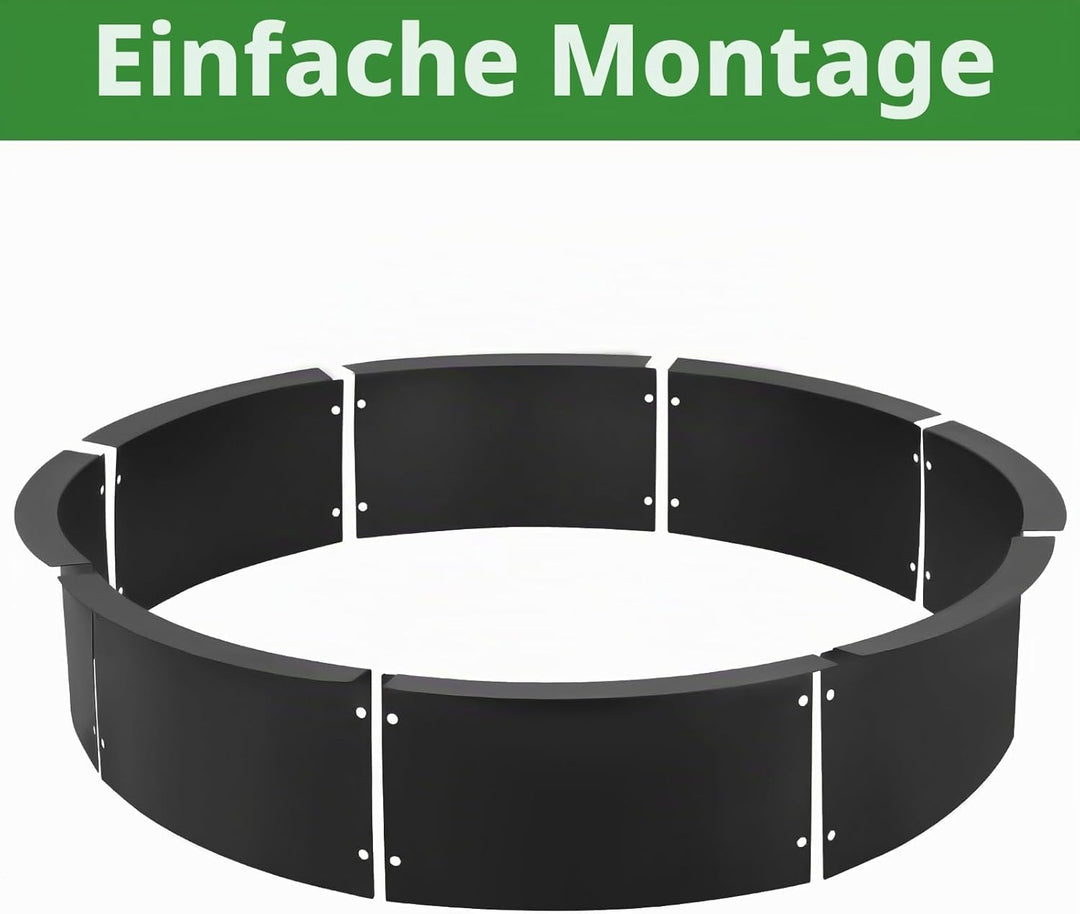 Feuerschalenring für den Aussenbereich, 91 cm Aussendurchmesser