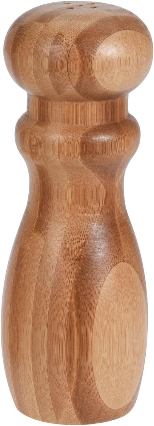 2er Set Gewürzmühle aus Holz Ø 5 cm x 16 cm Keramikmahlwerk Salz Pfeffer Mühle Salzmühle Pfeffermühl